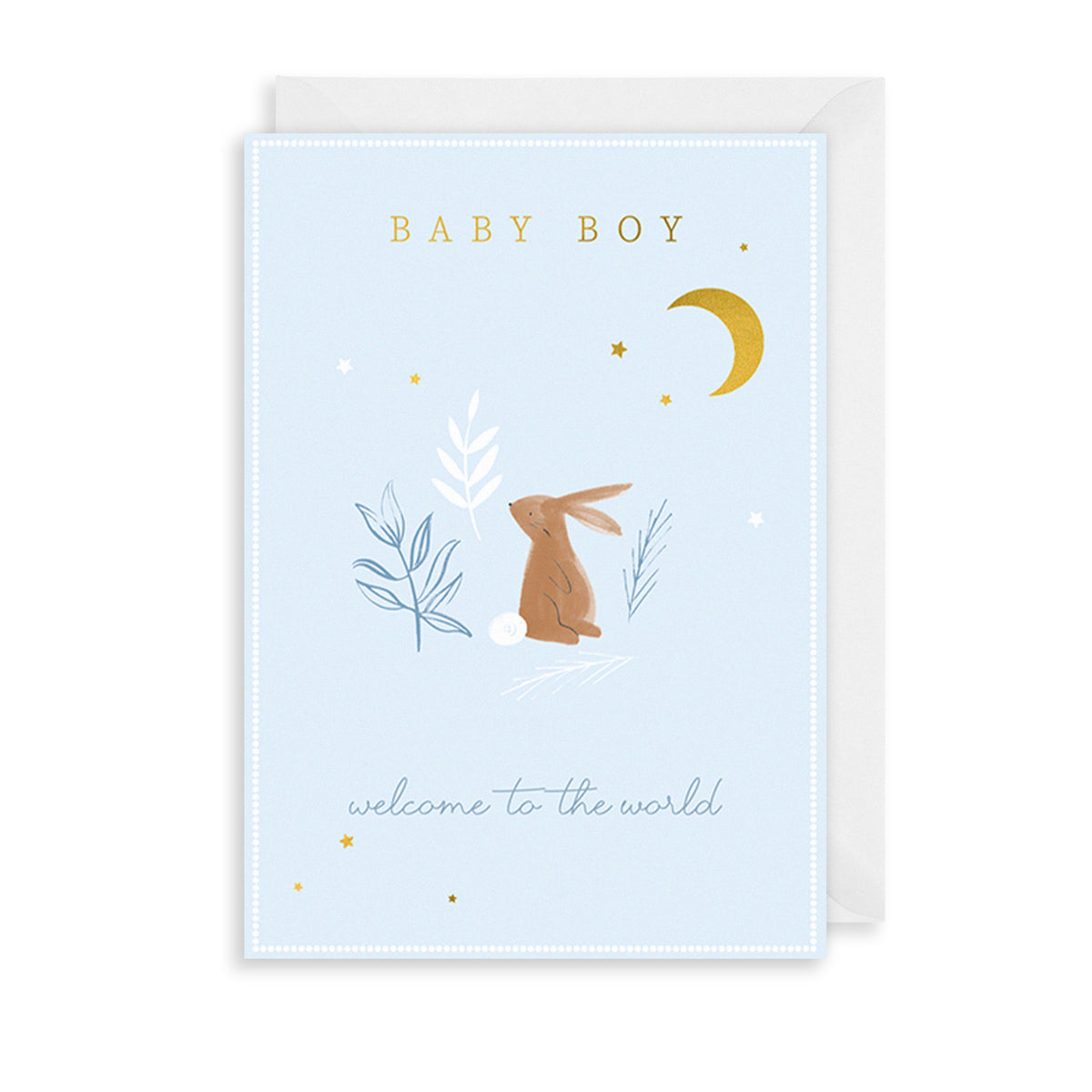 welcome baby boy card message