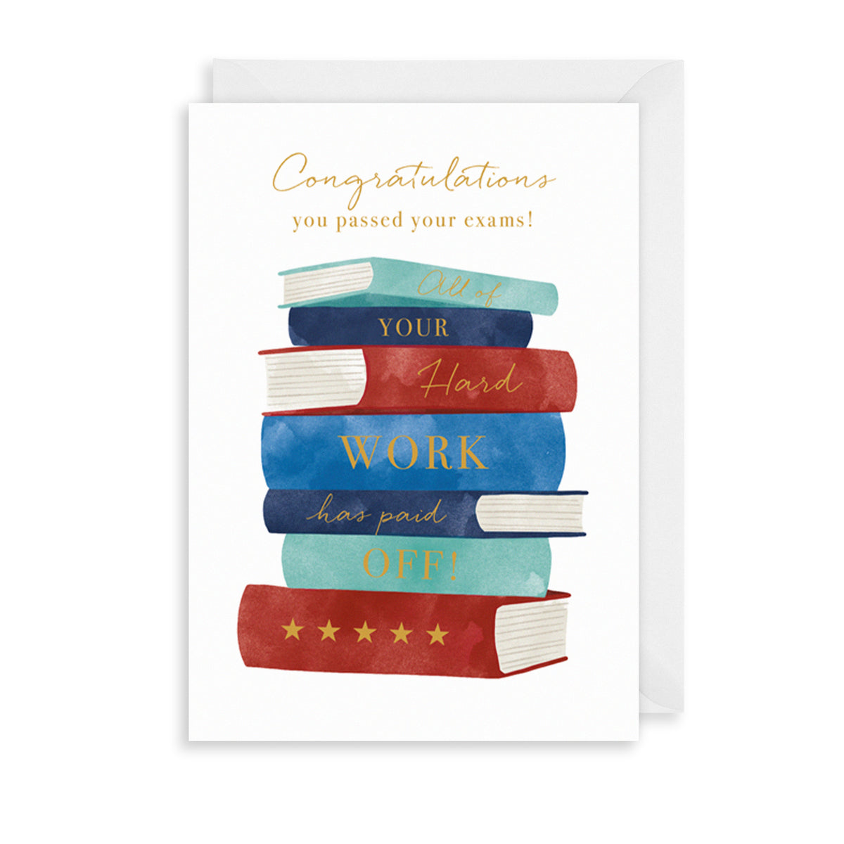 Congratulations Exams Greetings Card | The Art File