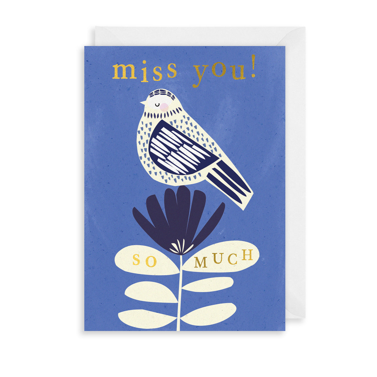 Miss You Bird Greetings Card | The Art File