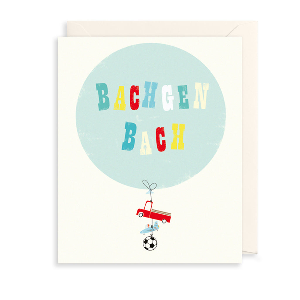 Bachgen Bach Greetings Card The Art File