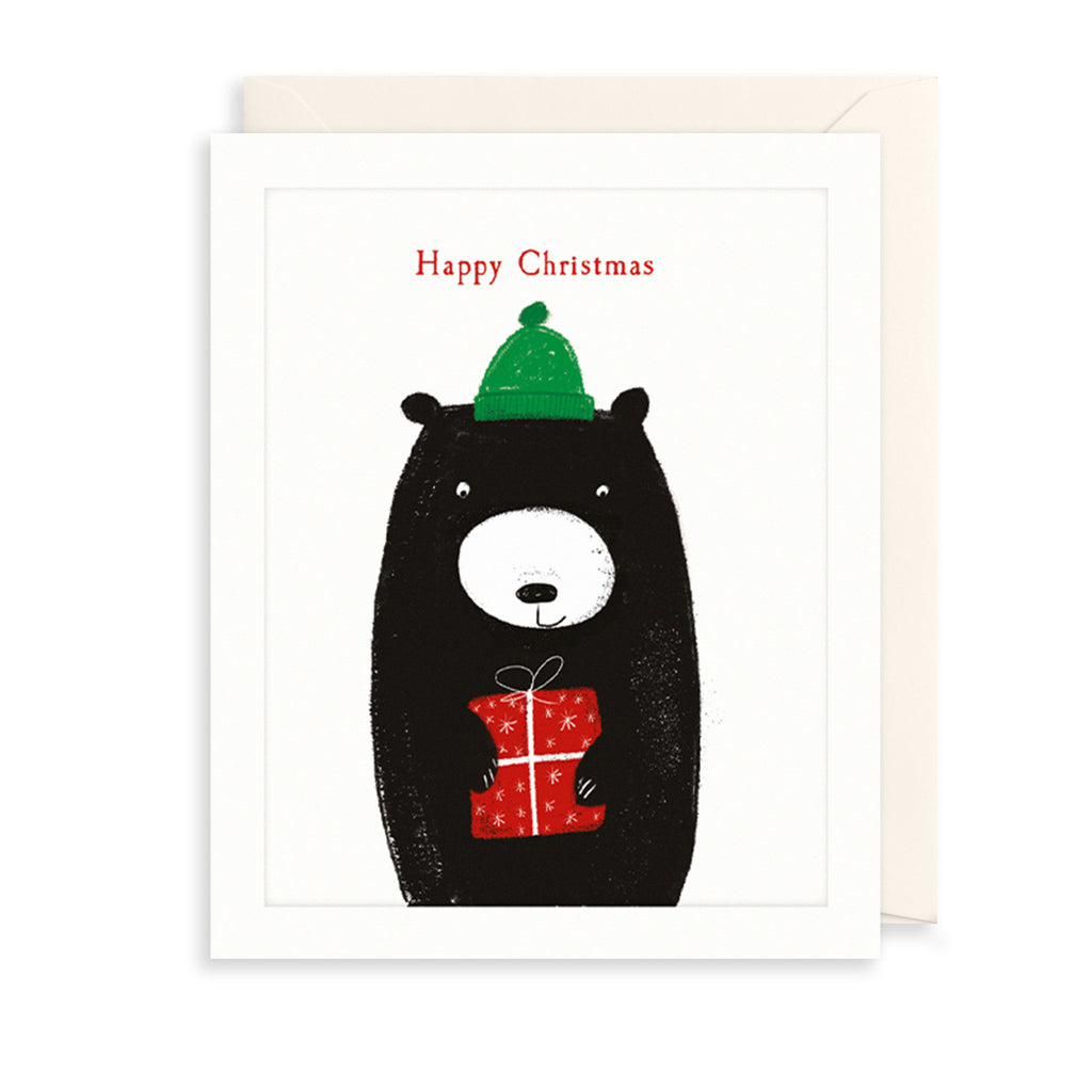 Bear's Present Christmas Card The Art File