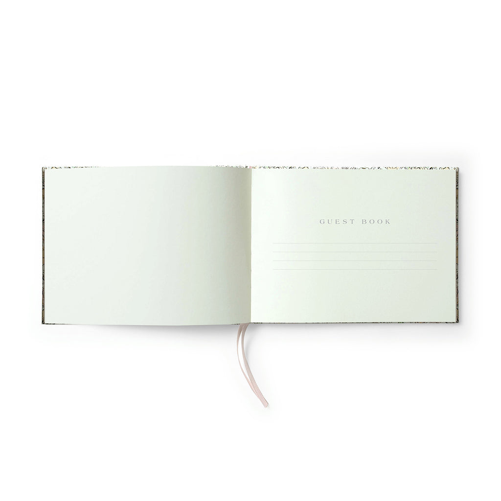 Luxury Floral Guest Book The Art File