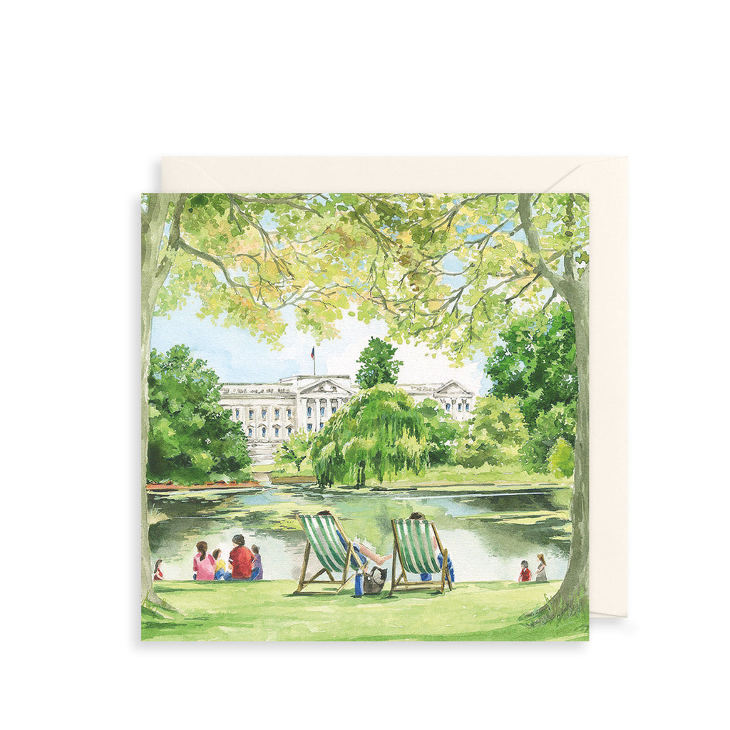 St James Park Greetings Card The Art File