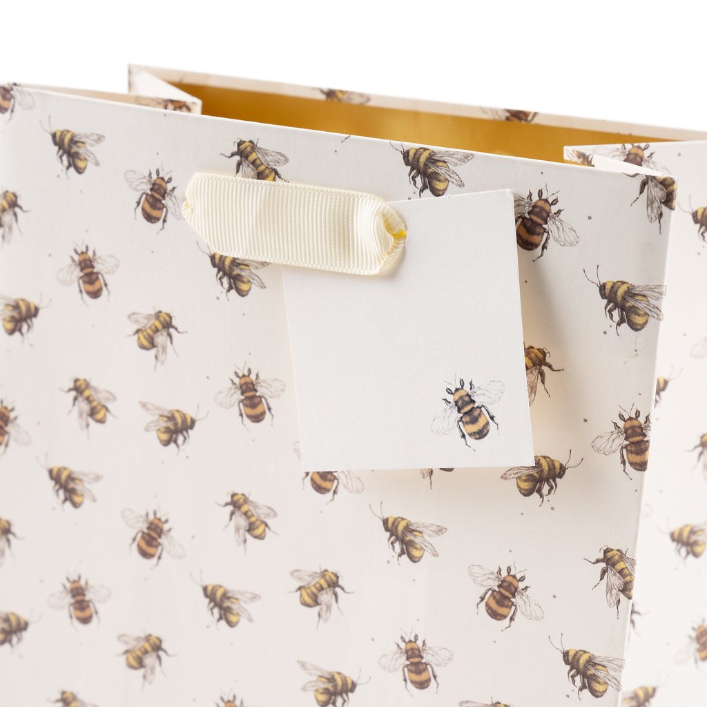 Bees, Medium Gift Bag The Art File