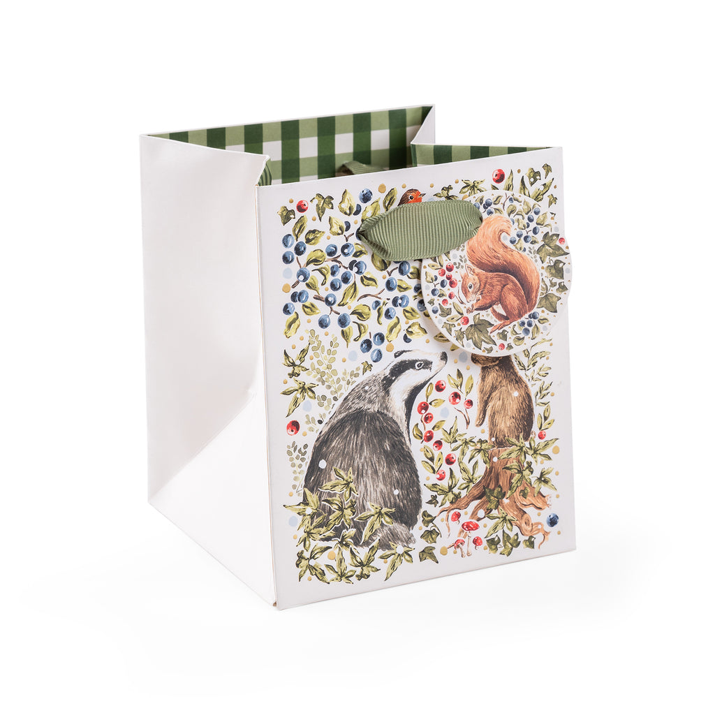 Countryside, Small Square Christmas Gift Bag The Art File