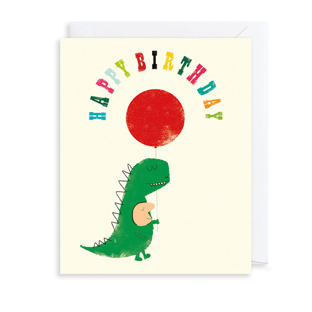 Birthday Dinosaur Greetings Card The Art File
