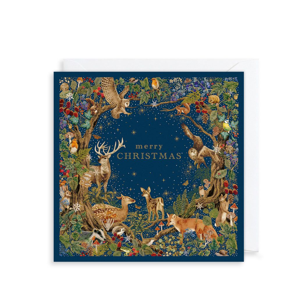 Into The Forest, 8 Luxury Christmas Cards The Art File