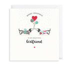 Beautiful Girlfriend Christmas Card The Art File