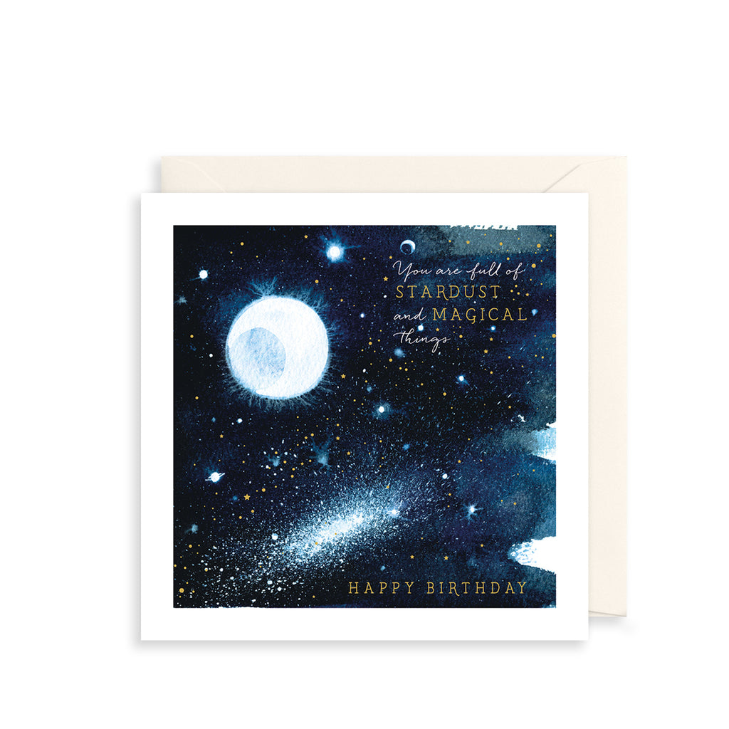 Full Of Stardust Greetings Card The Art File