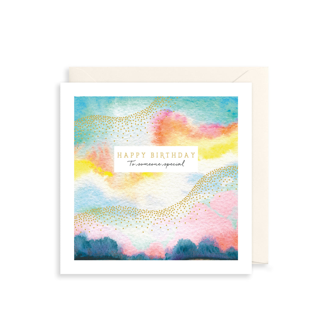 Sunset Sky Greetings Card The Art File