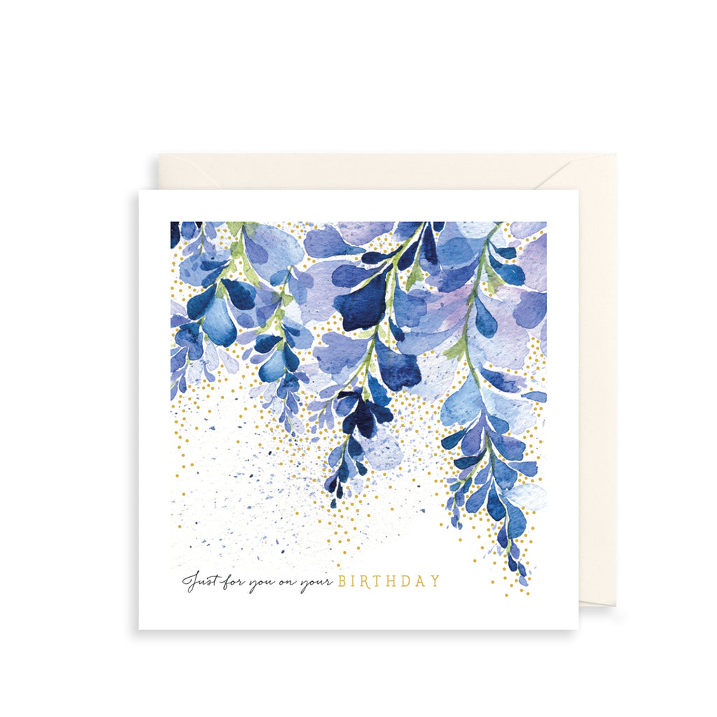 Trailing Flowers Greetings Card The Art File