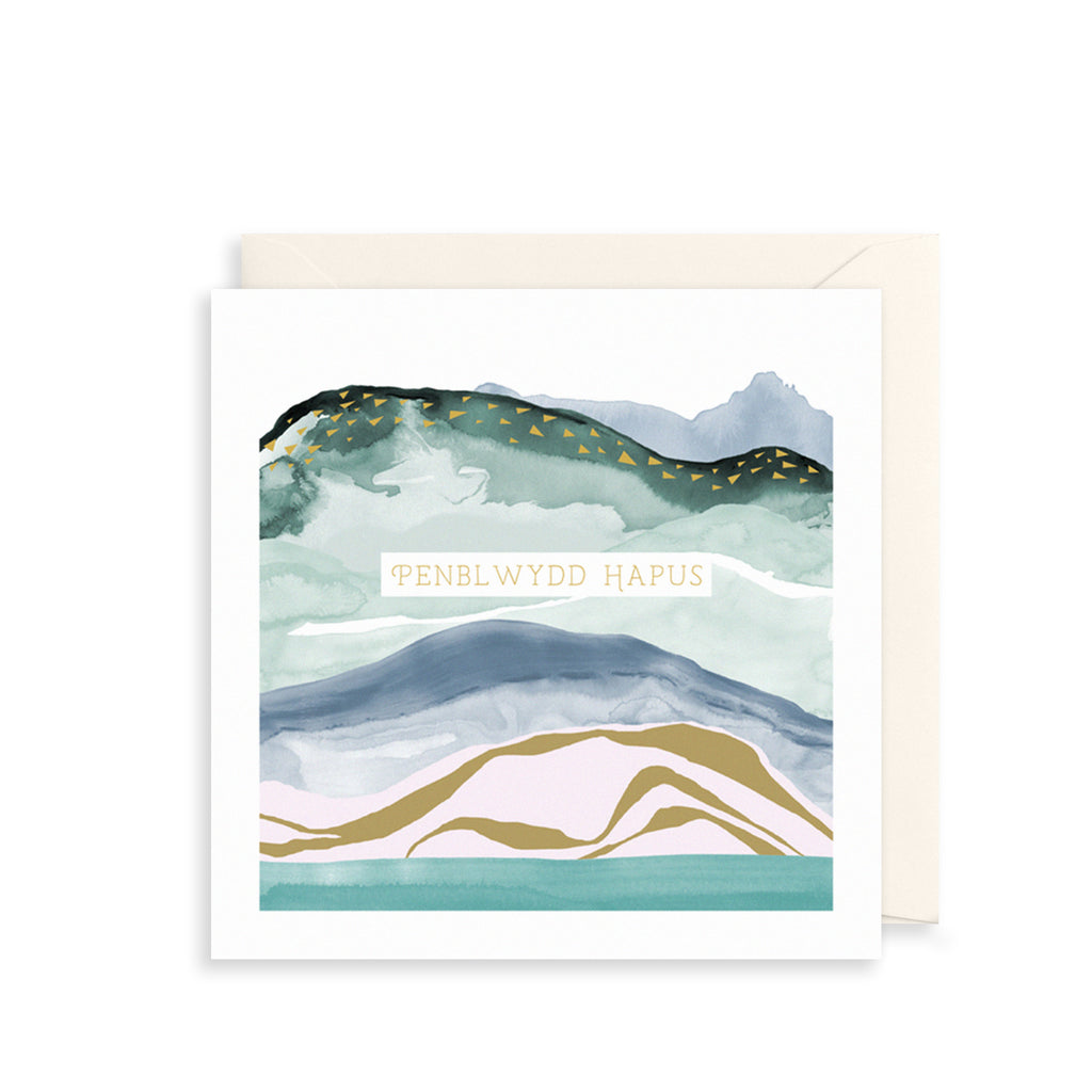 Penblwydd Hapus Greetings Card The Art File