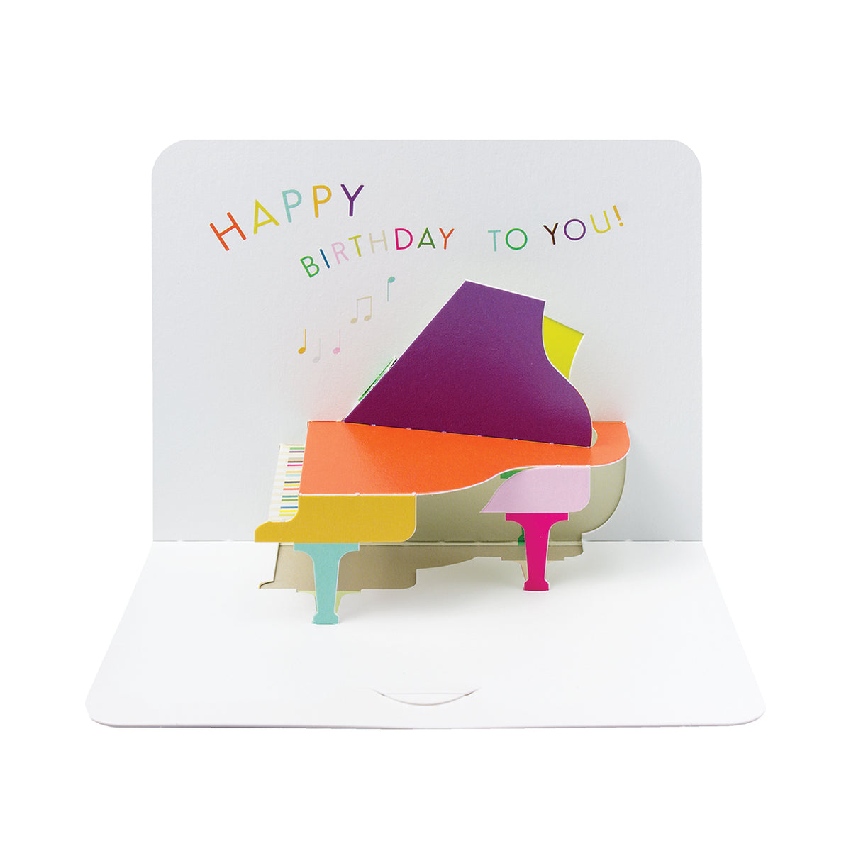 Grand Piano, 3D Pop-Up Card | The Art File