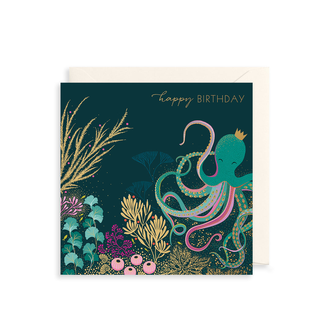 Octopus Greetings Card The Art File