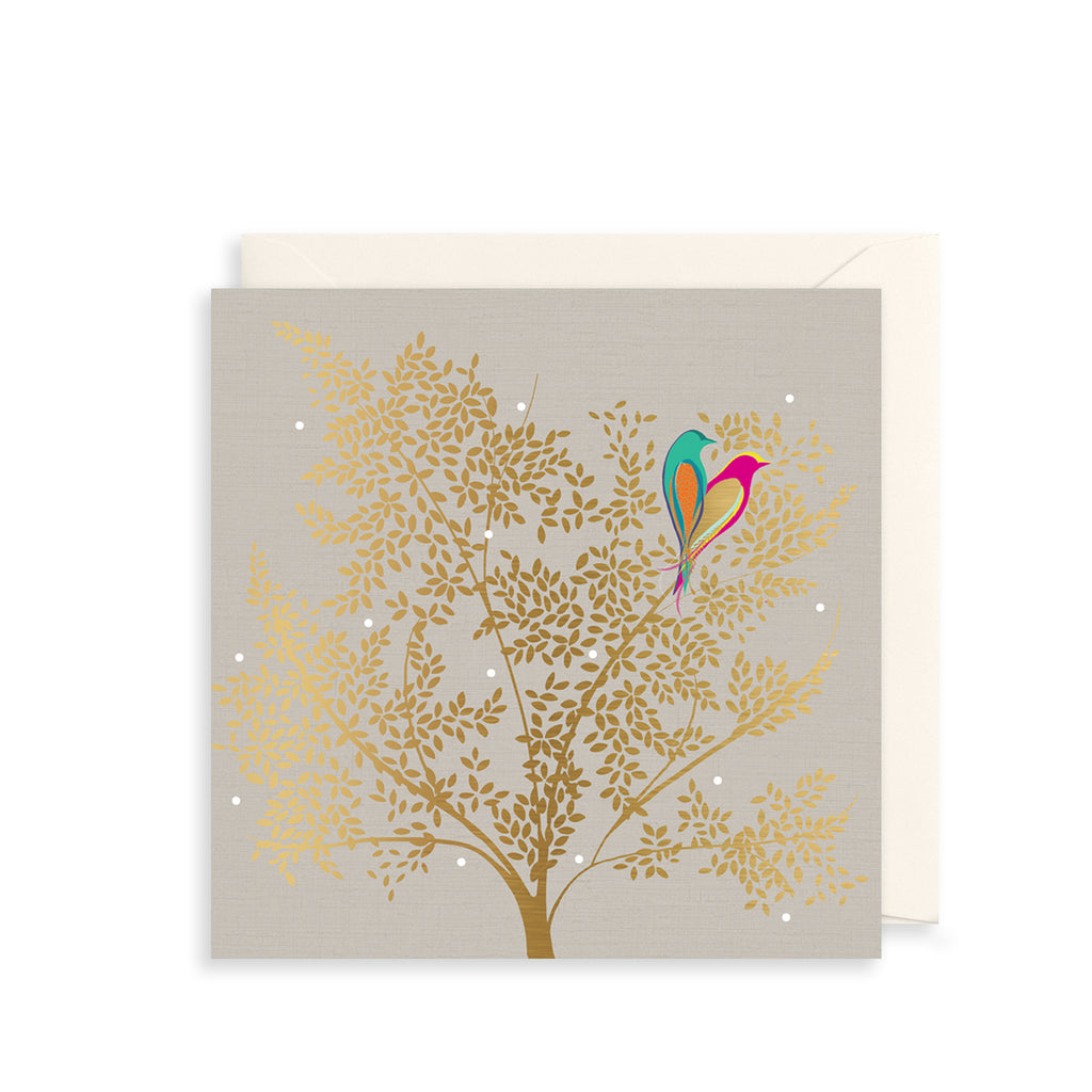 Golden Tree Greetings Card The Art File