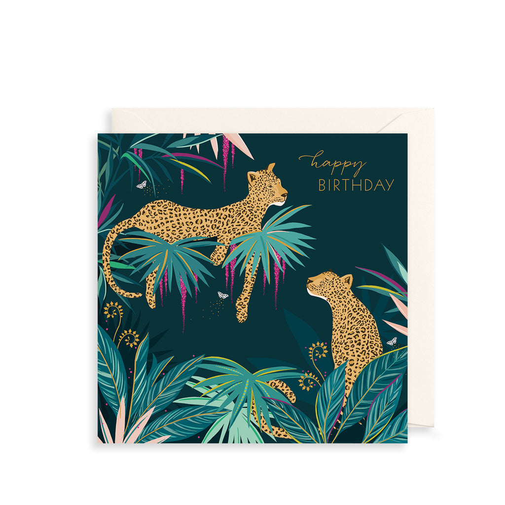 Jaguar Pair Greetings Card The Art File