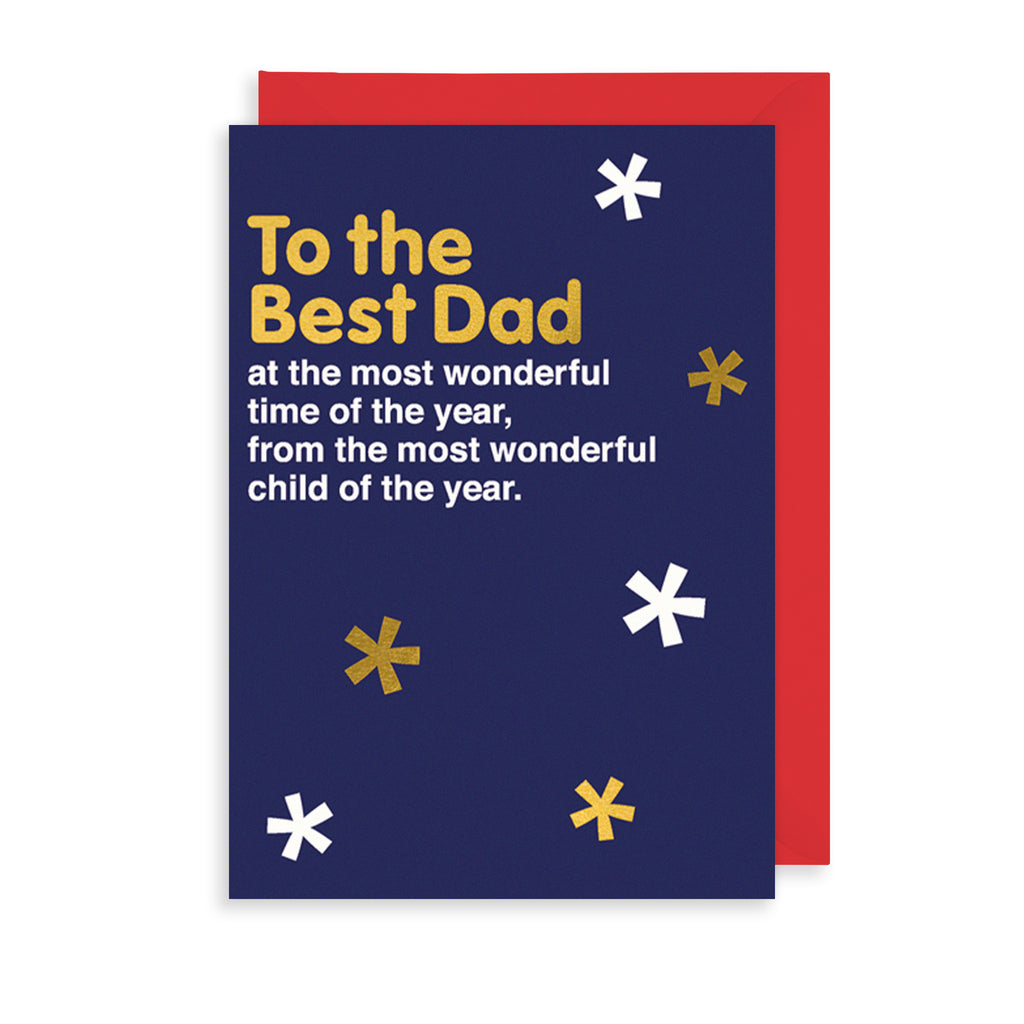 Best Dad Christmas Card The Art File