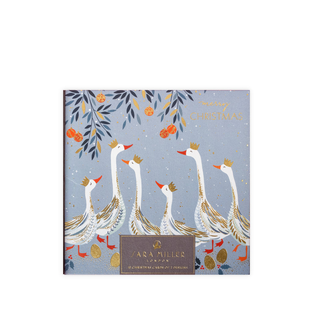 Christmas Geese, Christmas Card Wallet The Art File