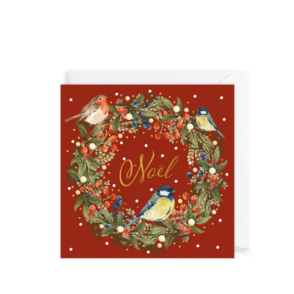 Noèl Wreath, Christmas Charity Cards The Art File