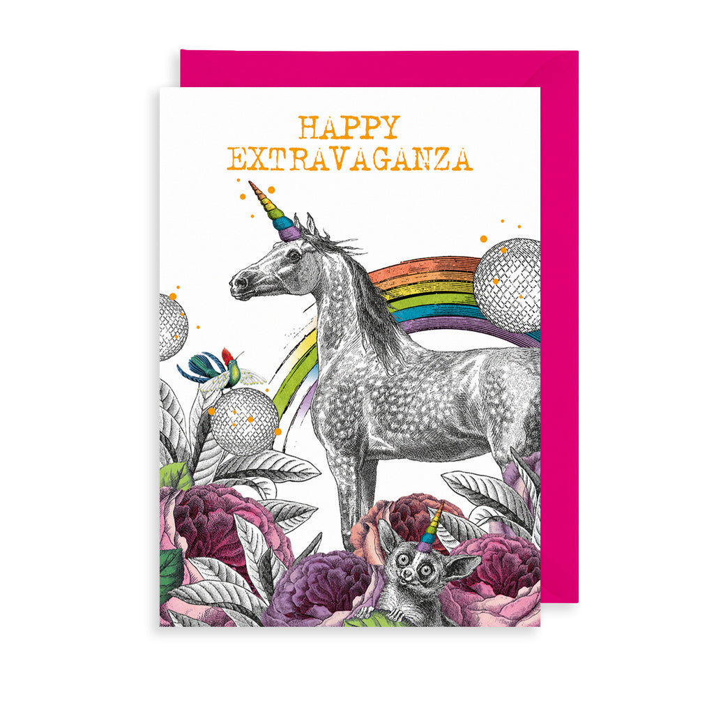 Happy Extravaganza Greetings Card The Art File