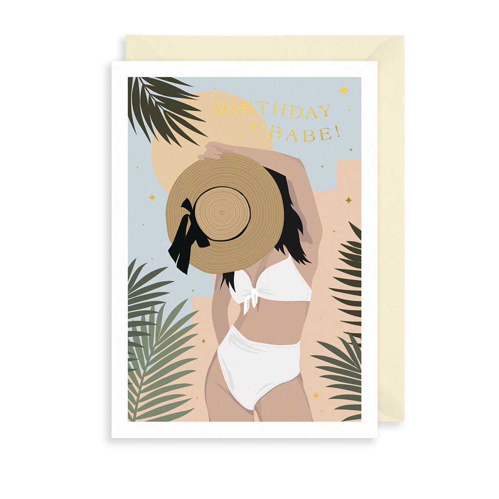 Birthday Babe Greetings Card The Art File