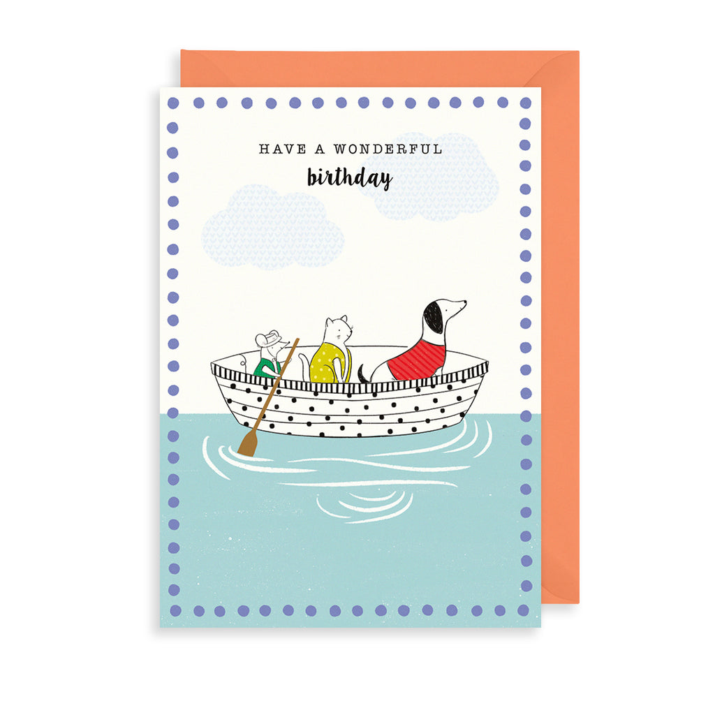 Birthday Row Greetings Card The Art File