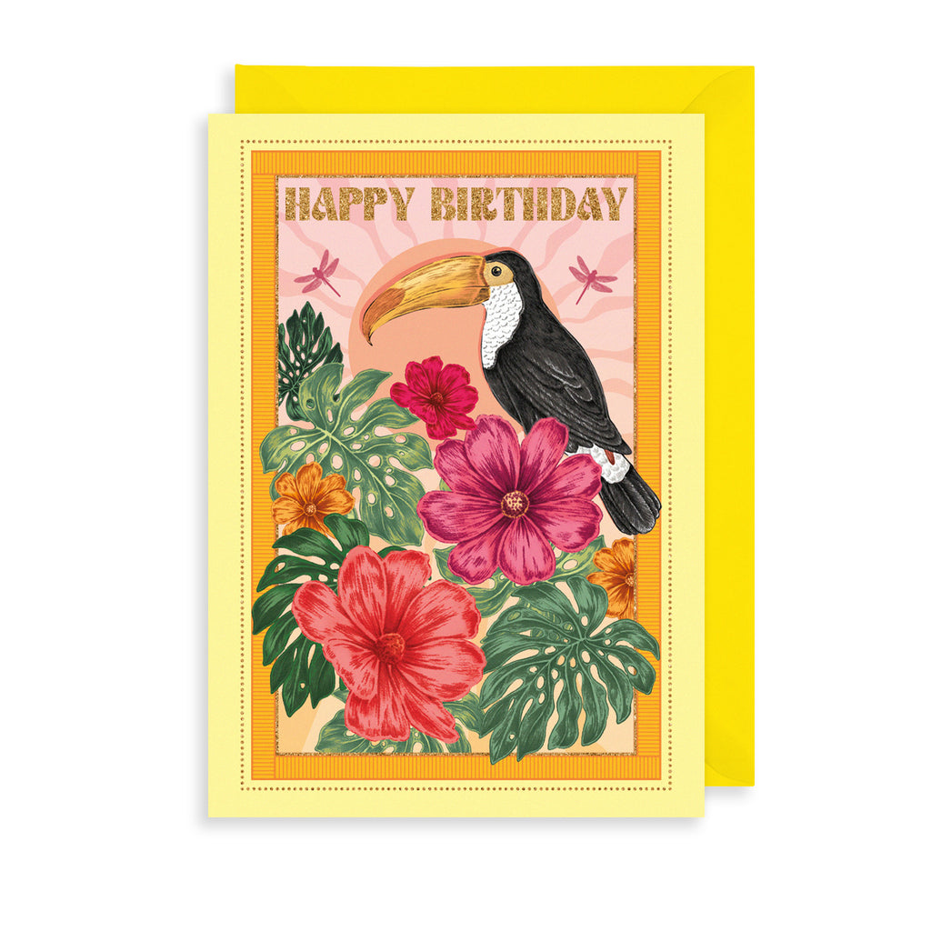 Toucan Birthday Greetings Card The Art File
