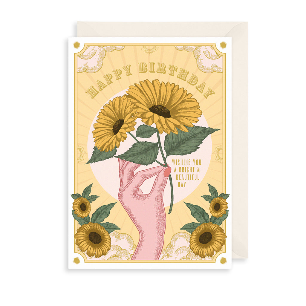 Bright & Beautiful Greetings Card The Art File